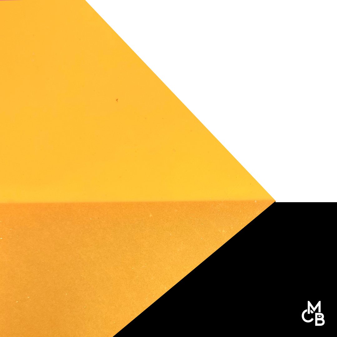 1/8" Orange Glow in the Dark Cast Acrylic Sheets - Acrylic Sheets